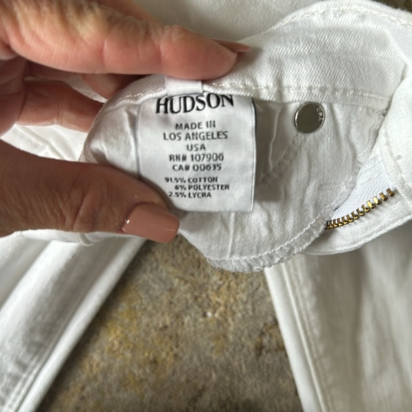 Hudson's super skinny white jeans - Picture 3 of 7